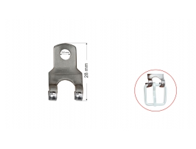 METAL, EXTERNAL SIZE 28 mm