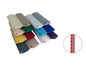 WIDTH 15 mm,COTTON, THE PRICE IS PER METER