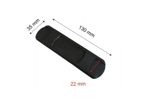 RUBBER, SIZE 130/35 mm, FOR STRAP WITH A WIDTH OF 20 mm